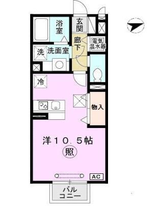 HITOMI　DORMITORY（102） 間取り図画像
