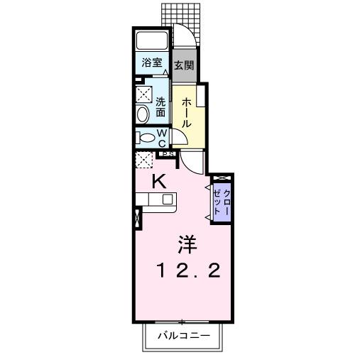 メゾン　ジェルメ（102） 間取り図画像
