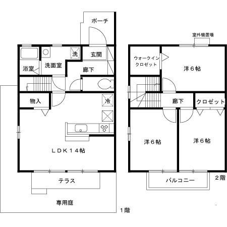  間取り図写真