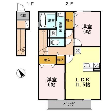 シエロ（206） 間取り図画像