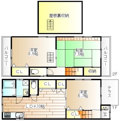  間取り図写真