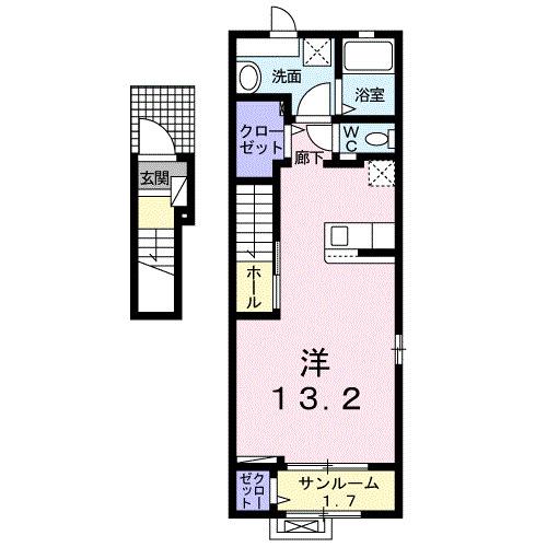 ラポール・メゾンＢ（201） 間取り図画像
