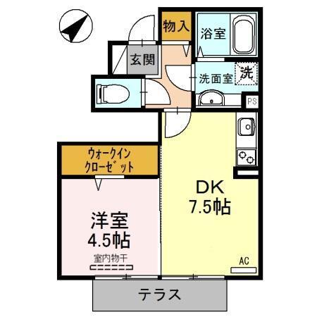 ジュネスＳハイムⅡ（101） 間取り図画像