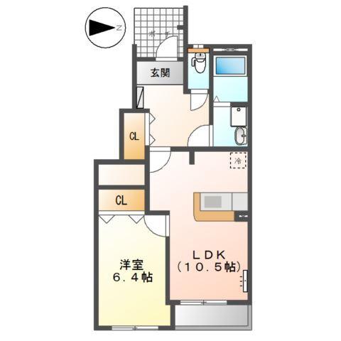 Ｋ．Ｓ．Ｔ．フローラルコート 間取り図画像