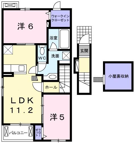 プロムナード壱番館（203） 間取り図画像