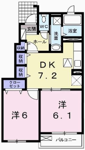 アンジュ（103） 間取り図画像