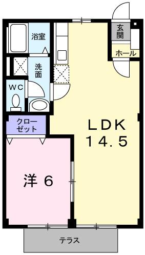 グリーンハイツ三木（103） 間取り図画像