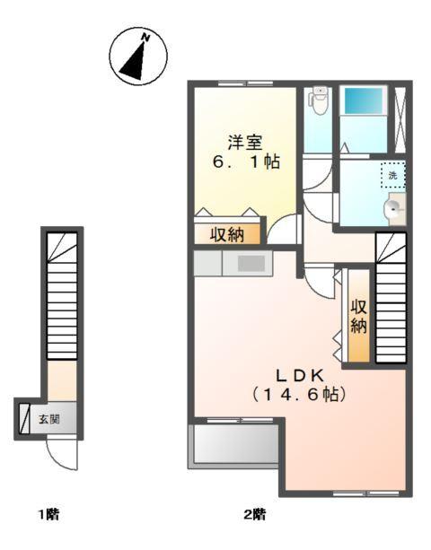 サンパレス 間取り図画像