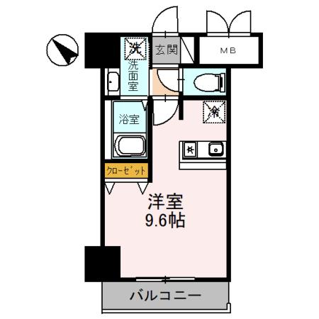 ONLY　ONE小花Ⅱ（303） 間取り図画像
