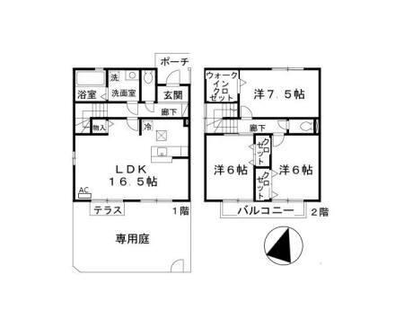  間取り図写真