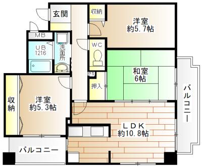  間取り図写真