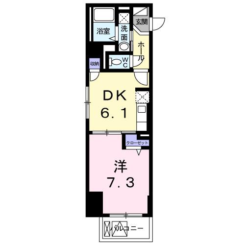 トレスオハス　稲葉荘（204） 間取り図画像