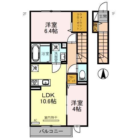 Ｄ−ｒｏｏｍ社Ⅱ（213） 間取り図画像