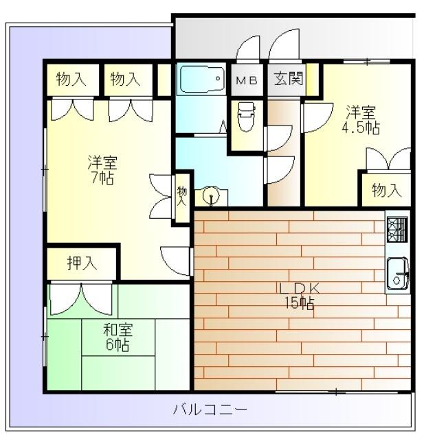  間取り図写真