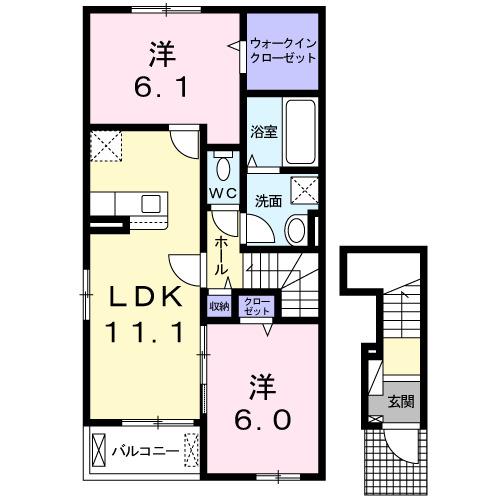 セレーネ（201） 間取り図画像