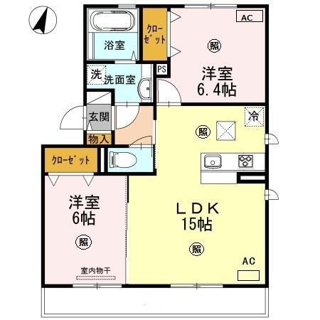 ソノーレ鈴蘭（101） 間取り図画像