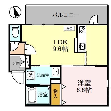 LOOP RESIDENCE（303） 間取り図画像