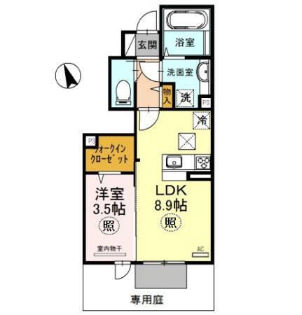 アソークコート（102） 間取り図画像