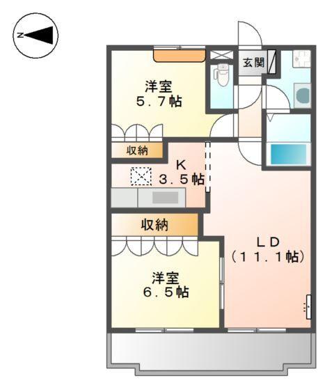 パークアヴェニュー 間取り図画像