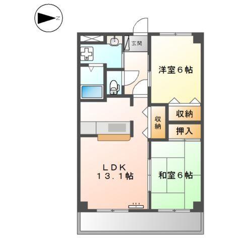 グランヴェール 間取り図画像