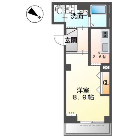 ソレイユ清元 間取り図画像
