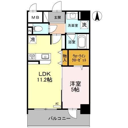 THE MED（402） 間取り図画像