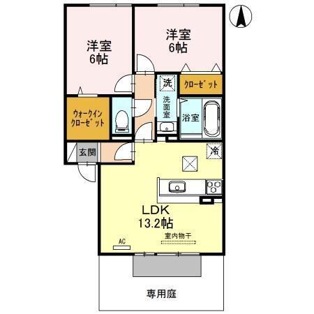 グランレーヴ壱番館（102） 間取り図画像