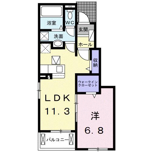 フレーシュＭ（103） 間取り図画像