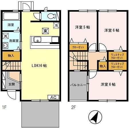 ハーベスト　ガーデン　A棟（A5） 間取り図画像