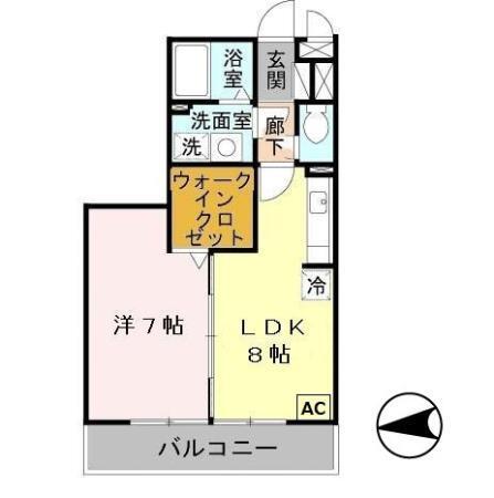 アップロード壱番館（306） 間取り図画像
