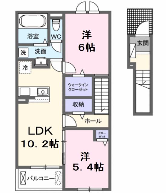 シュライン　ウエスト（203） 間取り図画像