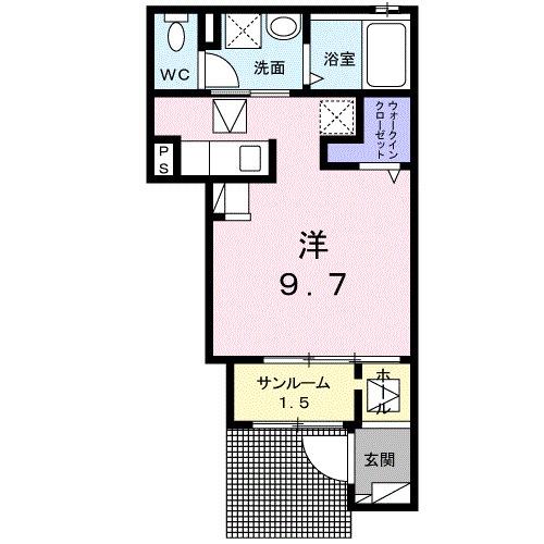 アネモスヒルズ姫路早瀬Ⅱ（102） 間取り図画像