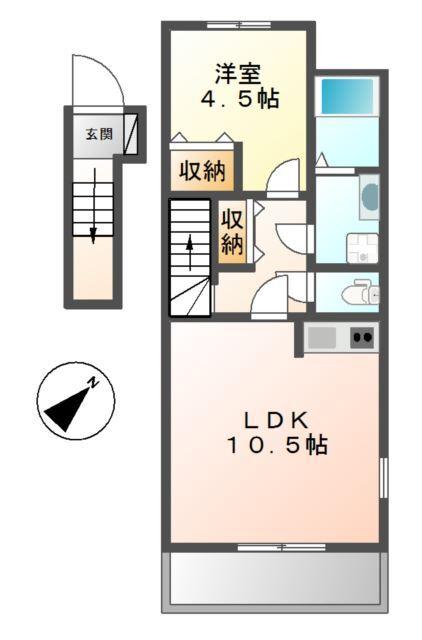 アレッタディモーラ 間取り図画像