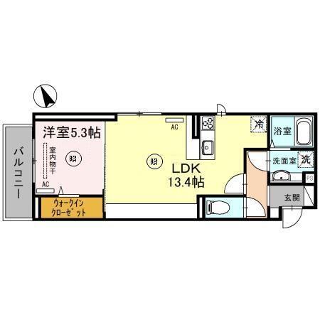 メリヤス手柄（202） 間取り図画像
