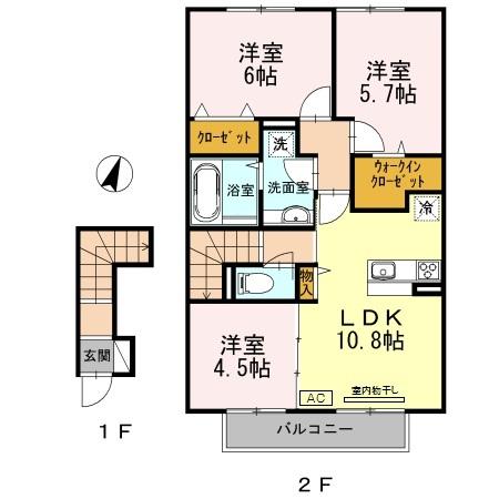  間取り図写真