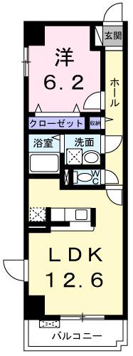 マウントック・フォルテ（502） 間取り図画像