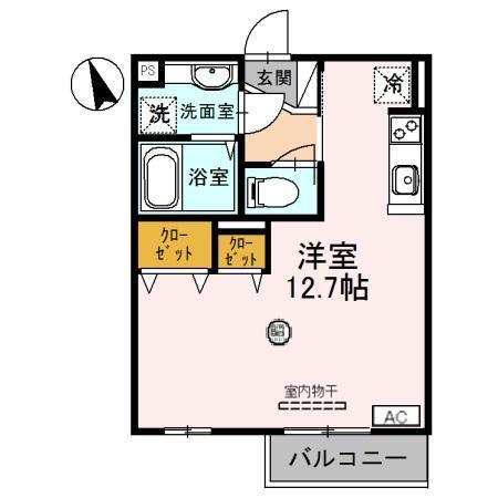 サンブランシュセジュール（205） 間取り図画像