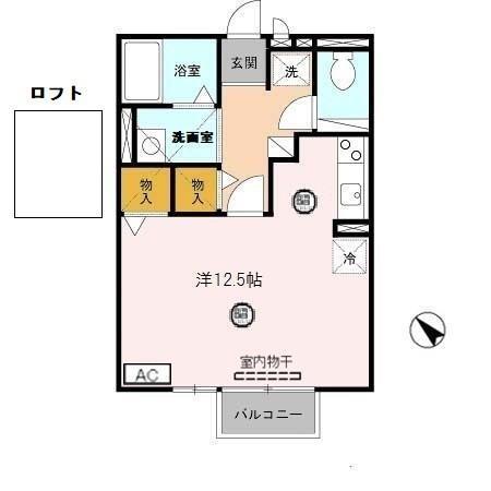 サルドセジュール（202） 間取り図画像
