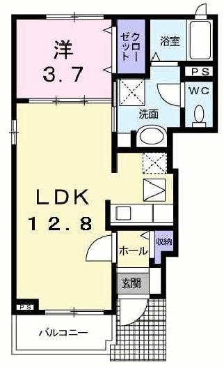プリムローズガーデン（101） 間取り図画像