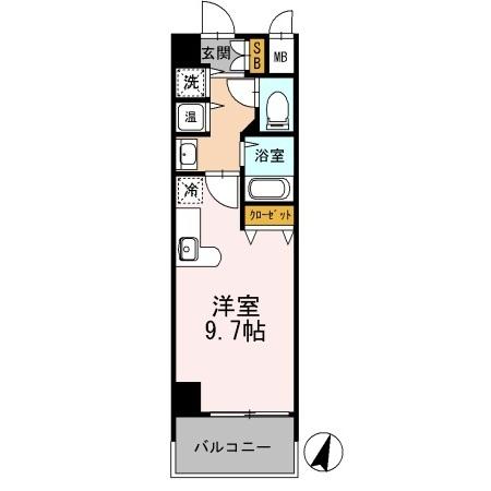 カスタリア三宮（0903） 間取り図画像