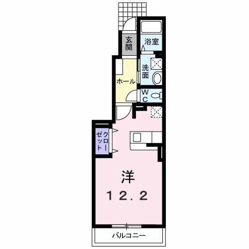 アイビーフラットＢ（101） 間取り図画像