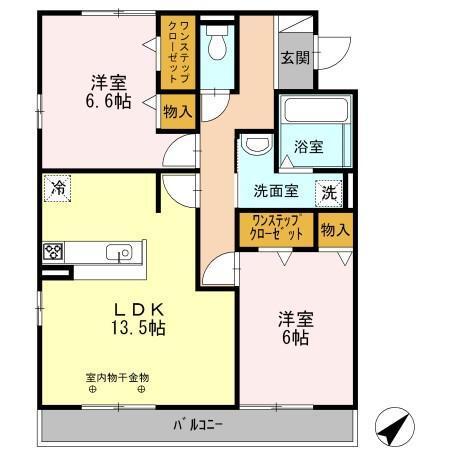 グラシアス（301） 間取り図画像