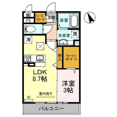 メゾンドールＭ（102） 間取り図画像