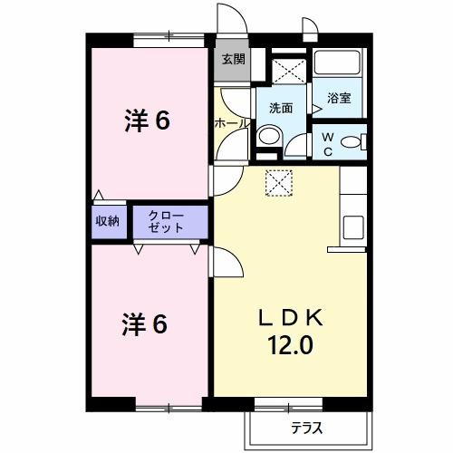 エンジェルコーポラスＡ（104） 間取り図画像