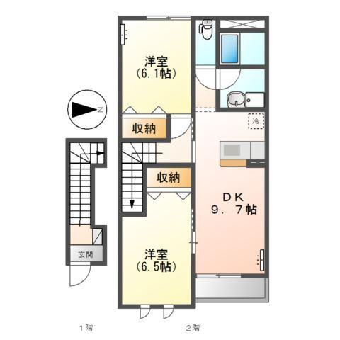 エスポワール 間取り図画像