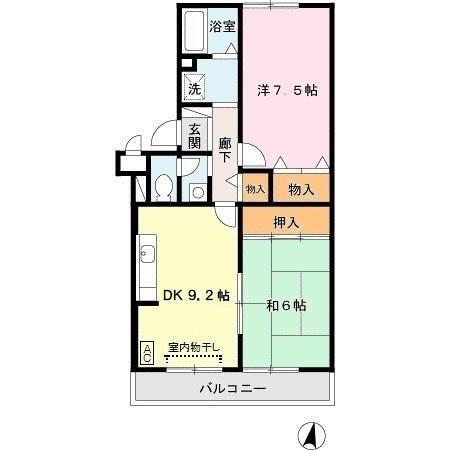 セルビシオ本山（203） 間取り図画像