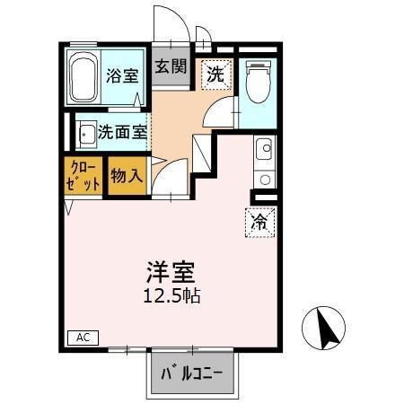 エフハウス桑間（203） 間取り図画像