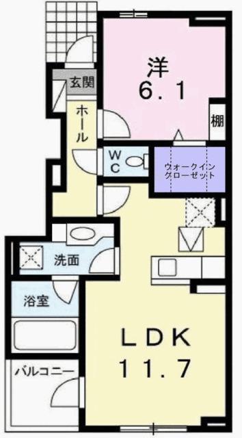 ノール・テリトワールⅠ（102） 間取り図画像