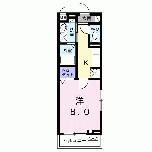 Ｒｅｉ稲野（301） 間取り図画像