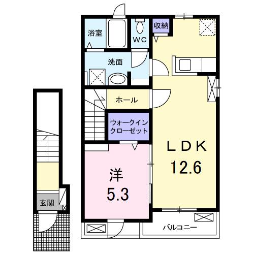 シーズンテラス太子（205） 間取り図画像